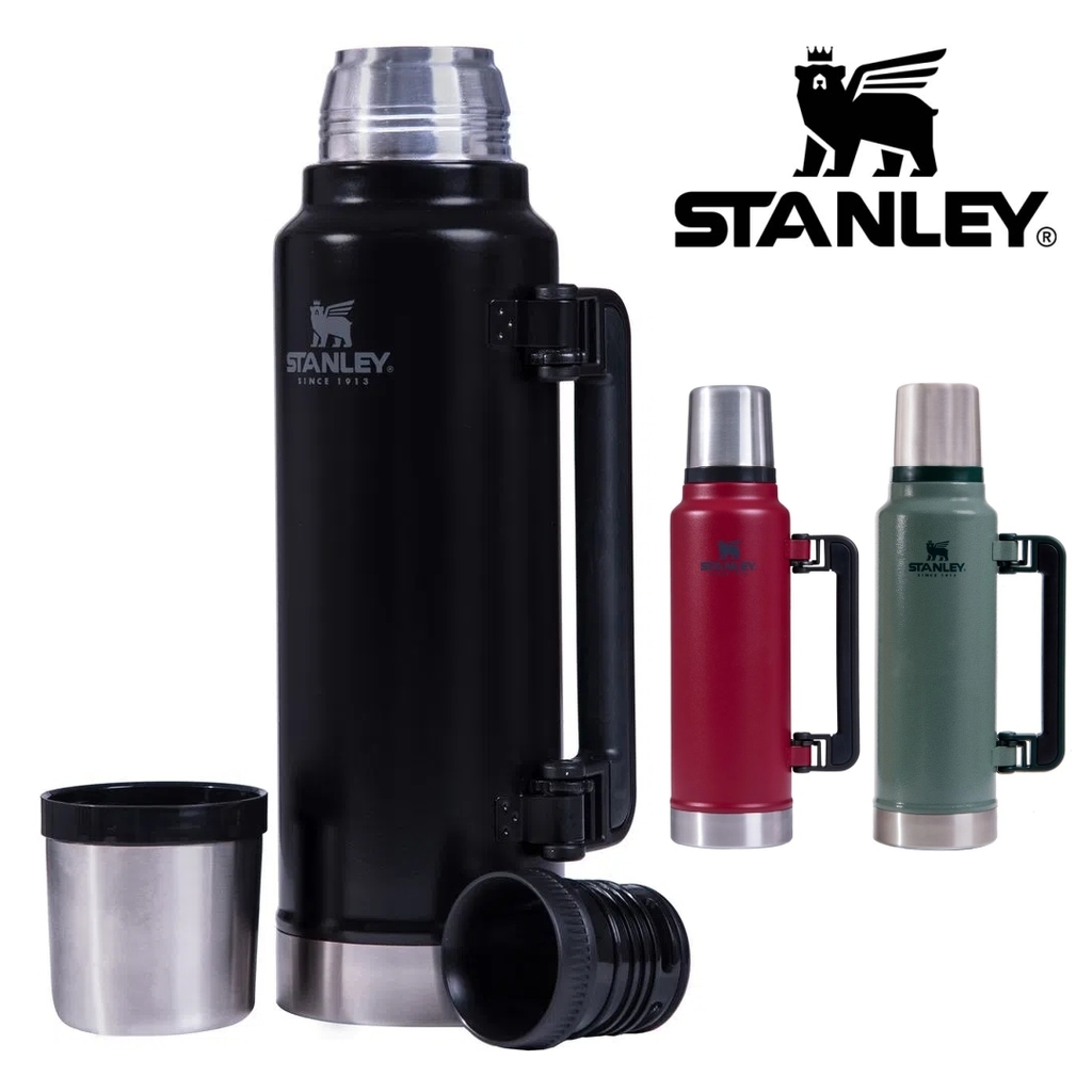 Termo Stanley Classic Negro 946 ml - Acero Inoxidable