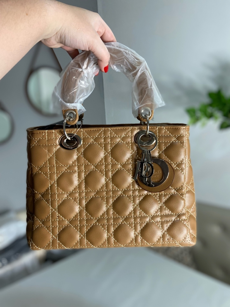 lady dior bolsa beige