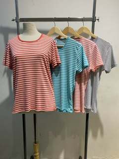 Remera Algodon Rayado