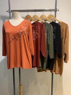 Remera Modal V 3/4