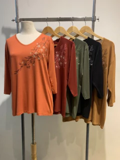 Remera V 3/4