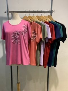 Remera Modal Brillo Moscu
