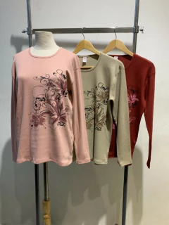 Remera Algodon Rib 22
