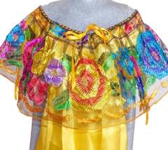 Blusa De Chiapaneca Amarilla #002 (L)