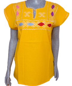 Blusa Mod004 Amarilla/Multicolor #002 (S) - comprar en línea