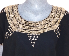 Blusa Mod008 Negra/Beige (3XL) - comprar en línea