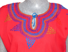 Blusa Mod010 Roja/Multicolor (M)