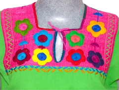 Blusa Mod020 Verde Limón/Flores (S) (copia) - comprar en línea