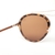 Óculos de Sol feminino Redondo Dourado Shield Wall - loja online