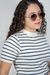 Óculos Redondo Proteção Lateral com Brilho - comprar online