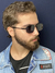 Óculos de Sol masculino vintage Shield Wall na internet