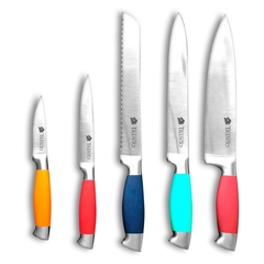 Cepo de Cuchillos Magnéticos Trento 5 piezas Colores - comprar online