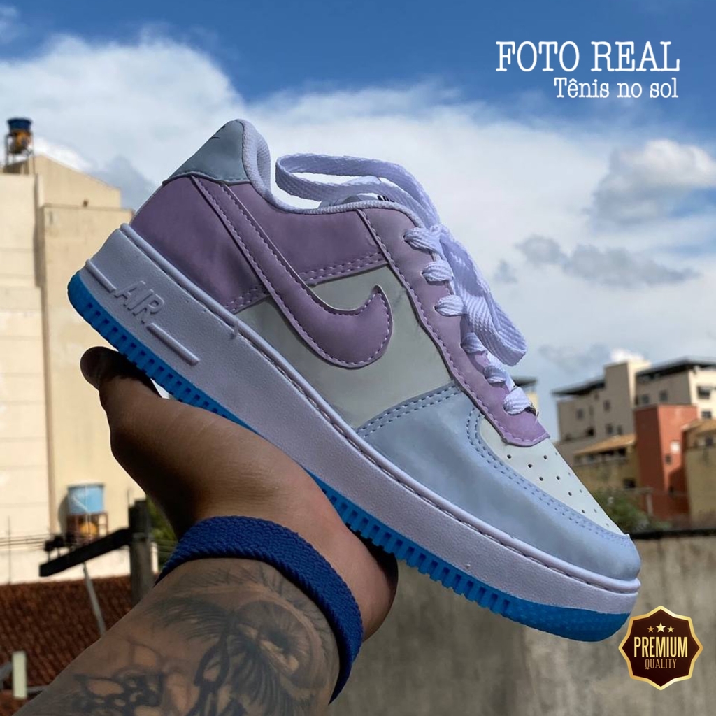 nike air force muda de cor sol