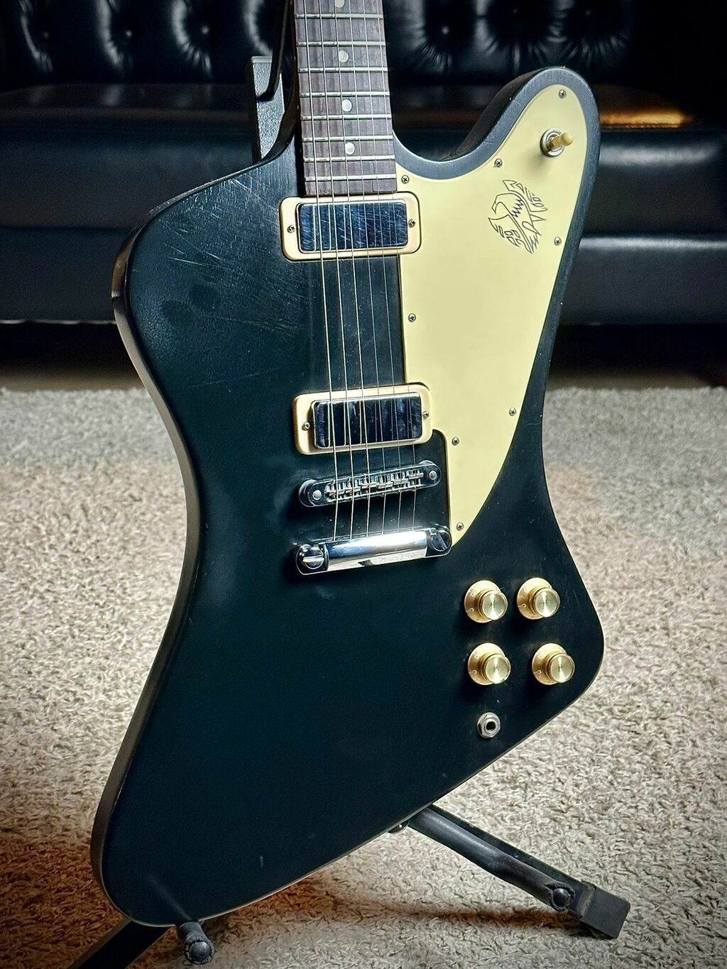 Gibson Firebird Studio Reverse 70's Tribute 2012 Satin Ebony.