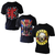 3 X Camisetas Bandas de Rock Beatles, RHCP e Guns N' Roses