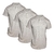 3 Pç Camiseta Pólo Masculina - Camisa Gola Pólo Algodão
