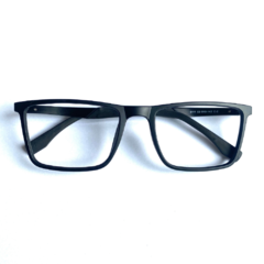 Armação de óculos masculino quadrado preto