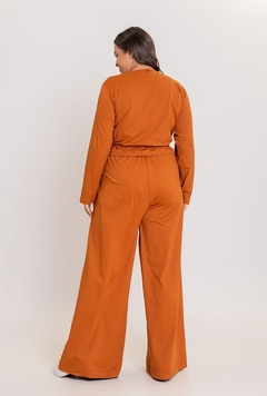 Calça Pantalona Feminina - Ochre - comprar online