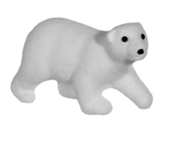 Enfeite urso polar isopor natal - Art christmas - comprar online