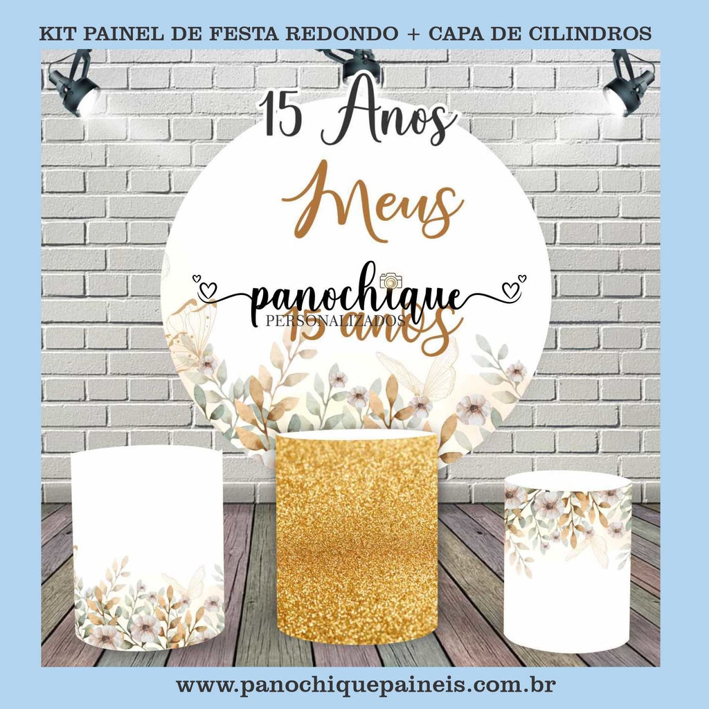 Kit Capas de Cilindro e Painel Redondo MODELO 4 Kit Capas de Cilindro e Painel Redondo MODELO 4