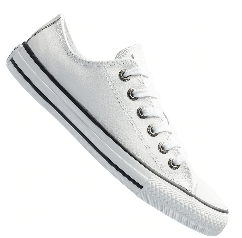 ALL STAR INFANTIL COURO ECO BRANCO - Converse é na Convexo!