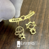 Pingente personalizado ouro18k/750