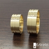 PAR DE ALIANÇAS EM OURO 18K REF. 112003-14g