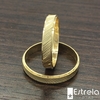 PAR DE ALIANÇAS EM OURO 18K REF. 112011-4G