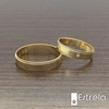 PAR DE ALIANÇAS EM OURO 18K REF. 112017-5G