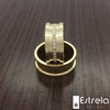 PAR DE ALIANÇAS EM OURO 18K REF. 112019-18G