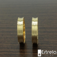 PAR DE ALIANÇAS EM OURO 18K REF. 112023-4g