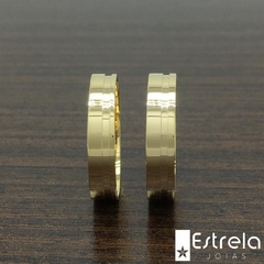 PAR DE ALIANÇAS EM OURO 18K REF. 112028-4g