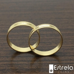 PAR DE ALIANÇAS EM OURO 18K REF. 112032-4g na internet