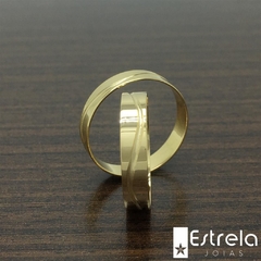 PAR DE ALIANÇAS EM OURO 18K REF. 112033-4g - comprar online