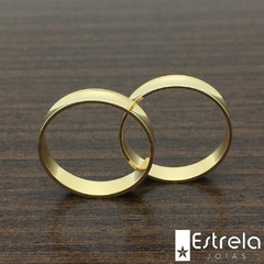 PAR DE ALIANÇAS EM OURO 18K REF. 112034-4g na internet