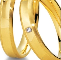 Par de alianças ouro18k750 REF. 113026 - comprar online