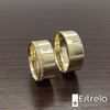PAR DE ALIANÇAS EM OURO 18K REF. 114001-16g