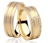 PAR DE ALIANÇAS EM OURO 18K REF. 114009-18g
