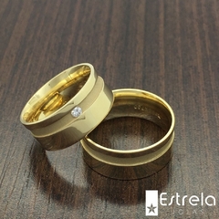 Par de alianças ouro18k/750 Ref. 114016 - 16g - loja online