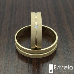 Par de alianças ouro18k/750 REF. 114020 - 8g - comprar online