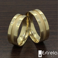 Par de alianças ouro18k/750 REF.114022 - 12g - comprar online