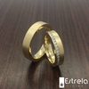 PAR DE ALIANÇAS EM OURO 18K REF. 114030-20G