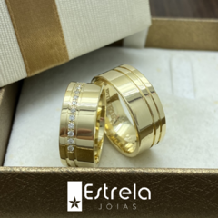 Par de alianças ouro18k/750 20g na internet