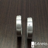 Par de alianças prata 950 Ref. 223010