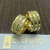 Par de alianças ouro18k/750 REF. 112002-37G