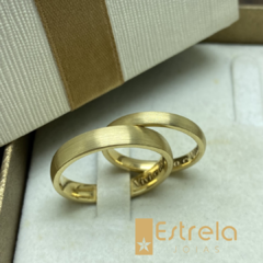 Par de alianças ouro18k/750 10g