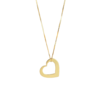 Pingente de coração com nome Ouro 18K/750