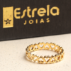 ANEL CORAÇÕES VAZADOS EM OURO 18K AN180013
