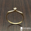 Anel solitário ouro 18k750 Ref. AN284