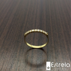 Anel aparador ouro18k/750